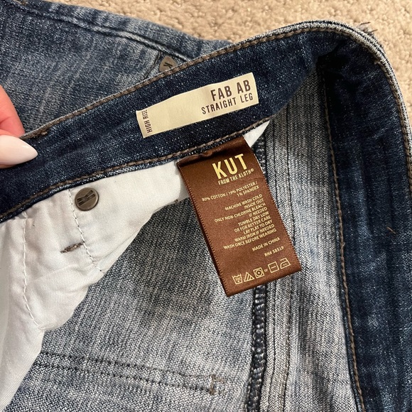 Kut from the Kloth High Rise Straight Jeans, Women’s Size 4 - Picture 2 of 3